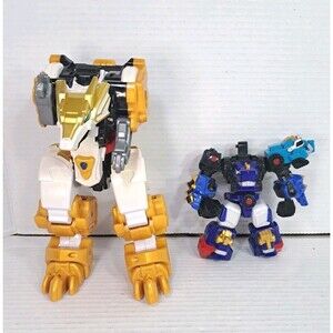 Lot (2) Incomplete Dino Core Figures Mega D-Fighter Dragon & Mini Ultra D-Buster